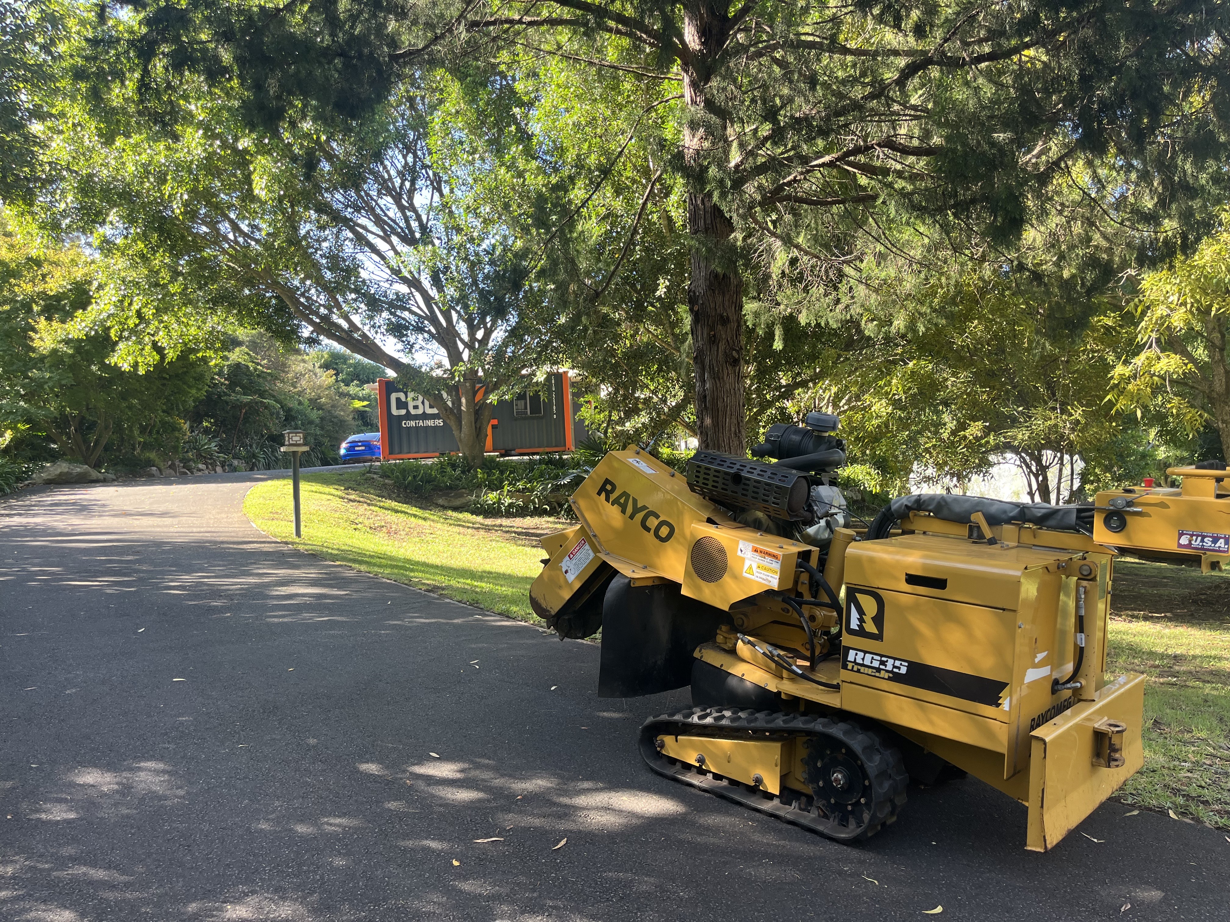 Professional stump grinding service in Southern Tasmania